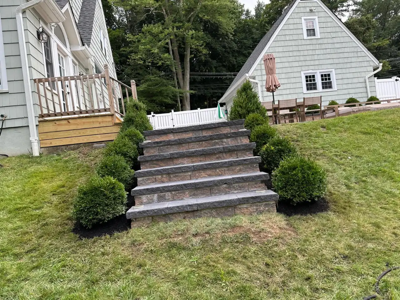 Bluestone steps Putnam County NY — Morales Lawn & Garden LLC